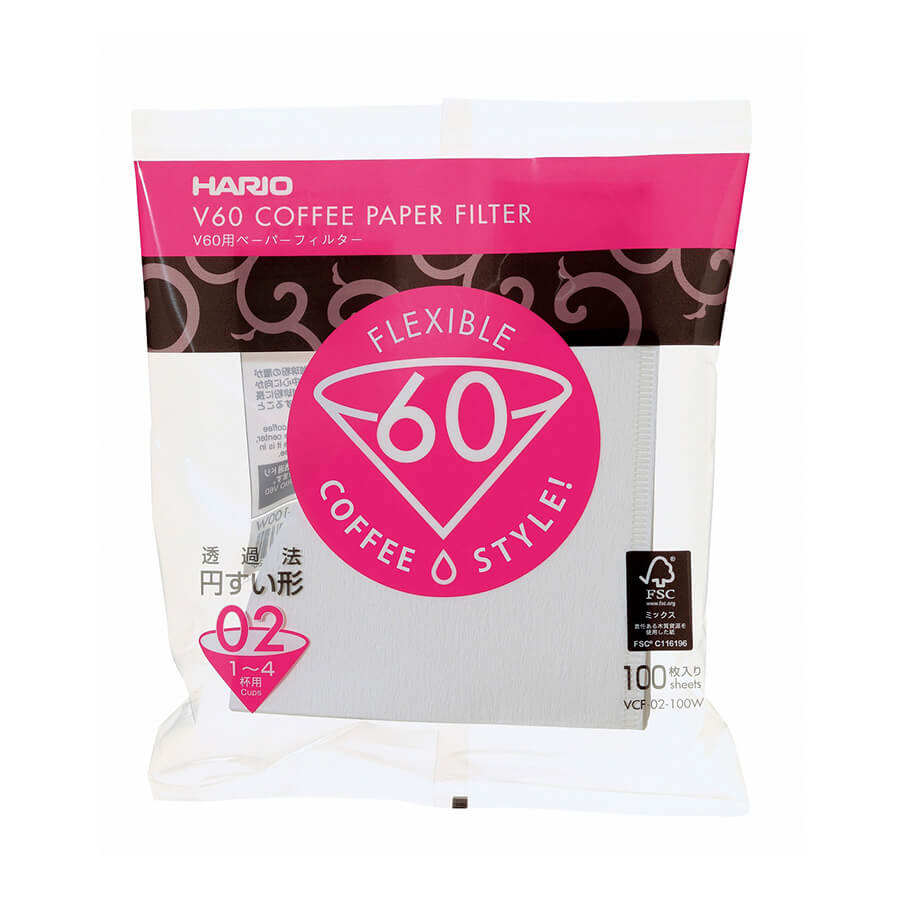 Hario V60 Filters 01, 02 and 03